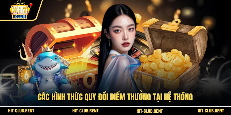 Các hình thức quy đổi điểm thưởng tại hệ thống