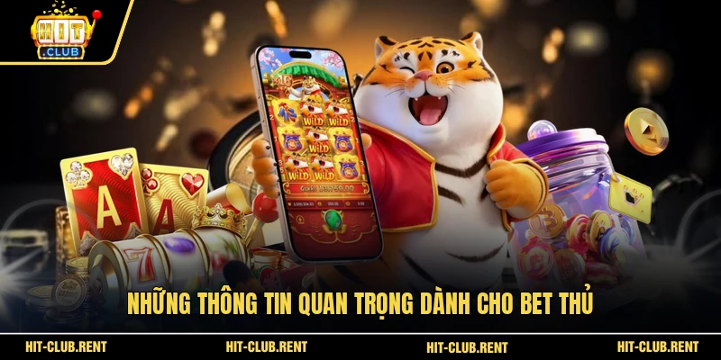 Những thông tin quan trọng dành cho bet thủ 